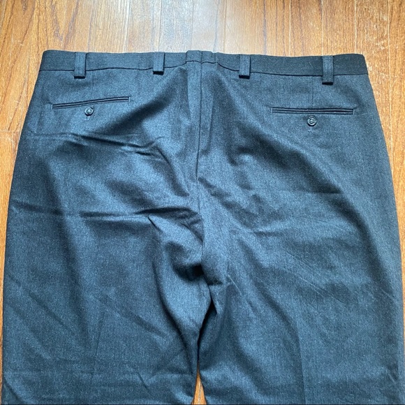 Lauren Ralph Lauren Dress Pants Mens Size 44 Wool Charcoal Grey Trousers - Picture 6 of 14
